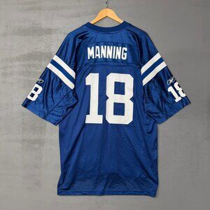 Vintage Reebok Peyton Manning Indianapolis Colts Equipment NFL Football Jersey X